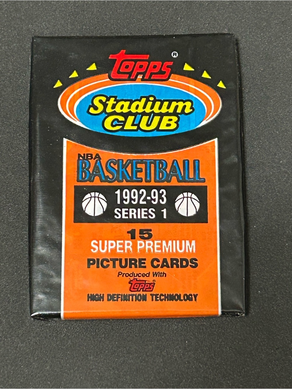 Topps Stadium Club NBA Basketball 1992-93 Series 1 Factory Sealed Pack